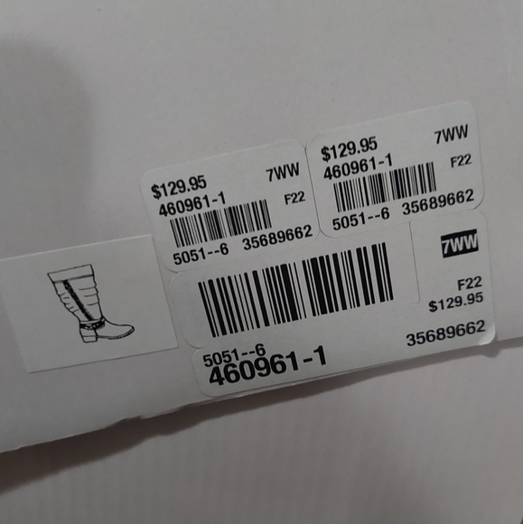 Black Wide Calf Boots - Picture 2 of 5